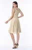 Elegant A-line Zipper Chiffon Knee Length Plus Size Bridesmaid Dresses