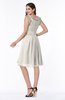Elegant A-line Zipper Chiffon Knee Length Plus Size Bridesmaid Dresses