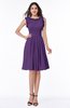 Elegant A-line Zipper Chiffon Knee Length Plus Size Bridesmaid Dresses
