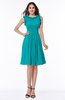 Elegant A-line Zipper Chiffon Knee Length Plus Size Bridesmaid Dresses