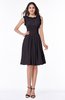Elegant A-line Zipper Chiffon Knee Length Plus Size Bridesmaid Dresses