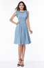 Elegant A-line Zipper Chiffon Knee Length Plus Size Bridesmaid Dresses