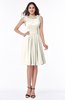 Elegant A-line Zipper Chiffon Knee Length Plus Size Bridesmaid Dresses