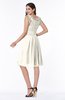 Elegant A-line Zipper Chiffon Knee Length Plus Size Bridesmaid Dresses