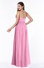 Sexy Strapless Sleeveless Chiffon Floor Length Ribbon Plus Size Bridesmaid Dresses
