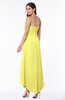 Romantic A-line Strapless Zipper Chiffon Tassel Plus Size Bridesmaid Dresses
