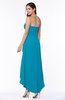 Romantic A-line Strapless Zipper Chiffon Tassel Plus Size Bridesmaid Dresses