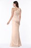 Modern Asymmetric Neckline Sleeveless Chiffon Floor Length Plus Size Bridesmaid Dresses