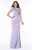 Modern Asymmetric Neckline Sleeveless Chiffon Floor Length Plus Size Bridesmaid Dresses