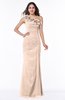 Modern Asymmetric Neckline Sleeveless Chiffon Floor Length Plus Size Bridesmaid Dresses