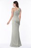 Modern Asymmetric Neckline Sleeveless Chiffon Floor Length Plus Size Bridesmaid Dresses