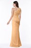 Modern Asymmetric Neckline Sleeveless Chiffon Floor Length Plus Size Bridesmaid Dresses