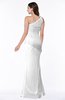 Modern Asymmetric Neckline Sleeveless Chiffon Floor Length Plus Size Bridesmaid Dresses