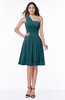 Simple Sleeveless Zip up Knee Length Ribbon Bridesmaid Dresses