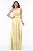 Plain Asymmetric Neckline Sleeveless Half Backless Floor Length Plus Size Bridesmaid Dresses