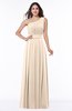 Plain Asymmetric Neckline Sleeveless Half Backless Floor Length Plus Size Bridesmaid Dresses