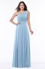 Plain Asymmetric Neckline Sleeveless Half Backless Floor Length Plus Size Bridesmaid Dresses