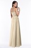 Classic Sleeveless Zip up Chiffon Floor Length Plus Size Bridesmaid Dresses