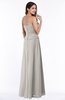 Classic Sleeveless Zip up Chiffon Floor Length Plus Size Bridesmaid Dresses