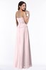 Classic Sleeveless Zip up Chiffon Floor Length Plus Size Bridesmaid Dresses