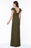 Modern Portrait Short Sleeve Floor Length Sash Plus Size Bridesmaid Dresses