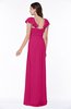 Modern Portrait Short Sleeve Floor Length Sash Plus Size Bridesmaid Dresses