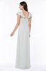 Modern Portrait Short Sleeve Floor Length Sash Plus Size Bridesmaid Dresses
