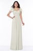 Modern Portrait Short Sleeve Floor Length Sash Plus Size Bridesmaid Dresses
