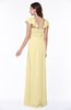Modern Portrait Short Sleeve Floor Length Sash Plus Size Bridesmaid Dresses