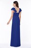 Modern Portrait Short Sleeve Floor Length Sash Plus Size Bridesmaid Dresses