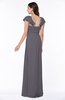 Modern Portrait Short Sleeve Floor Length Sash Plus Size Bridesmaid Dresses