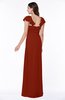 Modern Portrait Short Sleeve Floor Length Sash Plus Size Bridesmaid Dresses