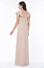Modern Portrait Short Sleeve Floor Length Sash Plus Size Bridesmaid Dresses