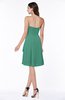 Casual A-line Zipper Chiffon Knee Length Ruching Bridesmaid Dresses