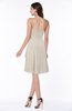 Casual A-line Zipper Chiffon Knee Length Ruching Bridesmaid Dresses