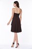 Casual A-line Zipper Chiffon Knee Length Ruching Bridesmaid Dresses