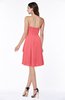 Casual A-line Zipper Chiffon Knee Length Ruching Bridesmaid Dresses
