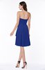Casual A-line Zipper Chiffon Knee Length Ruching Bridesmaid Dresses
