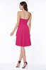 Casual A-line Zipper Chiffon Knee Length Ruching Bridesmaid Dresses