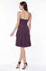Casual A-line Zipper Chiffon Knee Length Ruching Bridesmaid Dresses