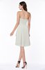 Casual A-line Zipper Chiffon Knee Length Ruching Bridesmaid Dresses