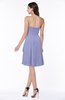 Casual A-line Zipper Chiffon Knee Length Ruching Bridesmaid Dresses