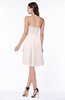 Casual A-line Zipper Chiffon Knee Length Ruching Bridesmaid Dresses