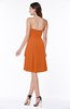 Casual A-line Zipper Chiffon Knee Length Ruching Bridesmaid Dresses