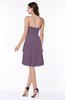 Casual A-line Zipper Chiffon Knee Length Ruching Bridesmaid Dresses