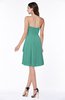 Casual A-line Zipper Chiffon Knee Length Ruching Bridesmaid Dresses