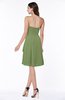 Casual A-line Zipper Chiffon Knee Length Ruching Bridesmaid Dresses