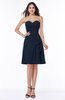 Casual A-line Zipper Chiffon Knee Length Ruching Bridesmaid Dresses