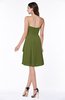 Casual A-line Zipper Chiffon Knee Length Ruching Bridesmaid Dresses