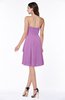 Casual A-line Zipper Chiffon Knee Length Ruching Bridesmaid Dresses